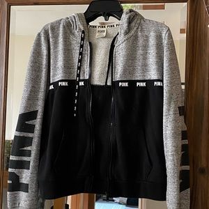 PINK/VICTORIAS SECRET ZIP SWEATER